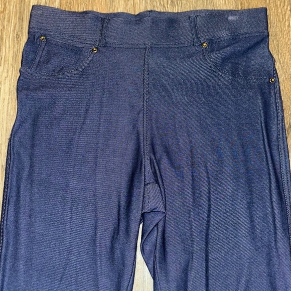 Boutique Population size small denim-look leggings NWT new - Picture 4 of 7